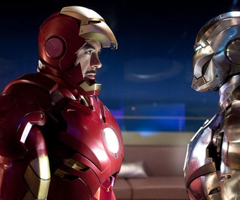 Une scène du film Iron Man 2