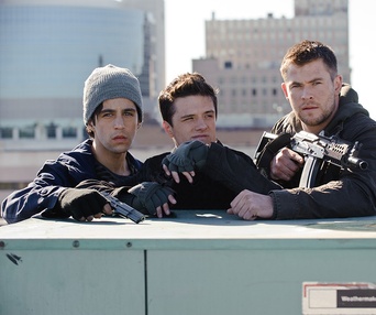 Une scène du film Red Dawn