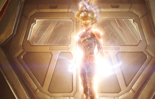 Une scène du film Captain Marvel