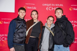 Tapis rouge du spectacle Echo du Cirque du Soleil