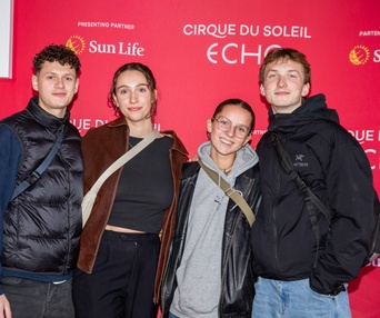 Tapis rouge du spectacle Echo du Cirque du Soleil