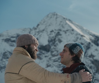 Une scène du film The Eight Mountains