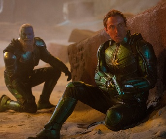 Une scène du film Captain Marvel