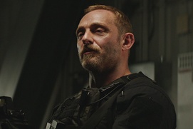Une scène du film Skyscraper