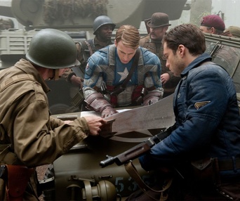 Une scène du film Captain America: The First Avenger