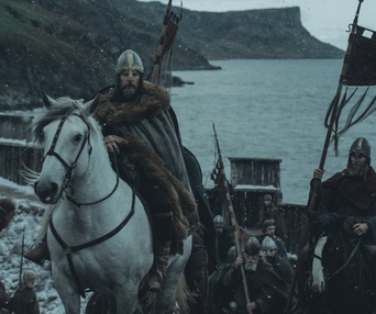 Une scène du film The Northman