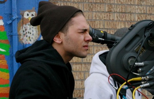 Xavier Dolan sur le plateau de Les amours imaginaires