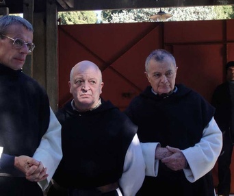 Une scène du film Des hommes et des dieux