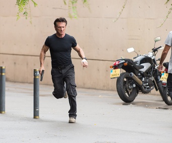 Une scène du film The Gunman