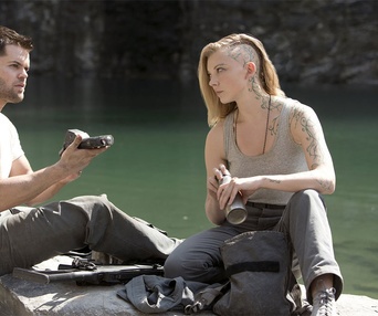 Une scène de The Hunger Games : Mockingjay Part 1