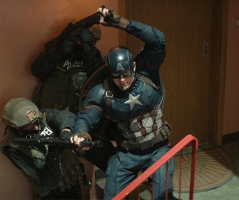 Une scène du film Captain America: Civil War