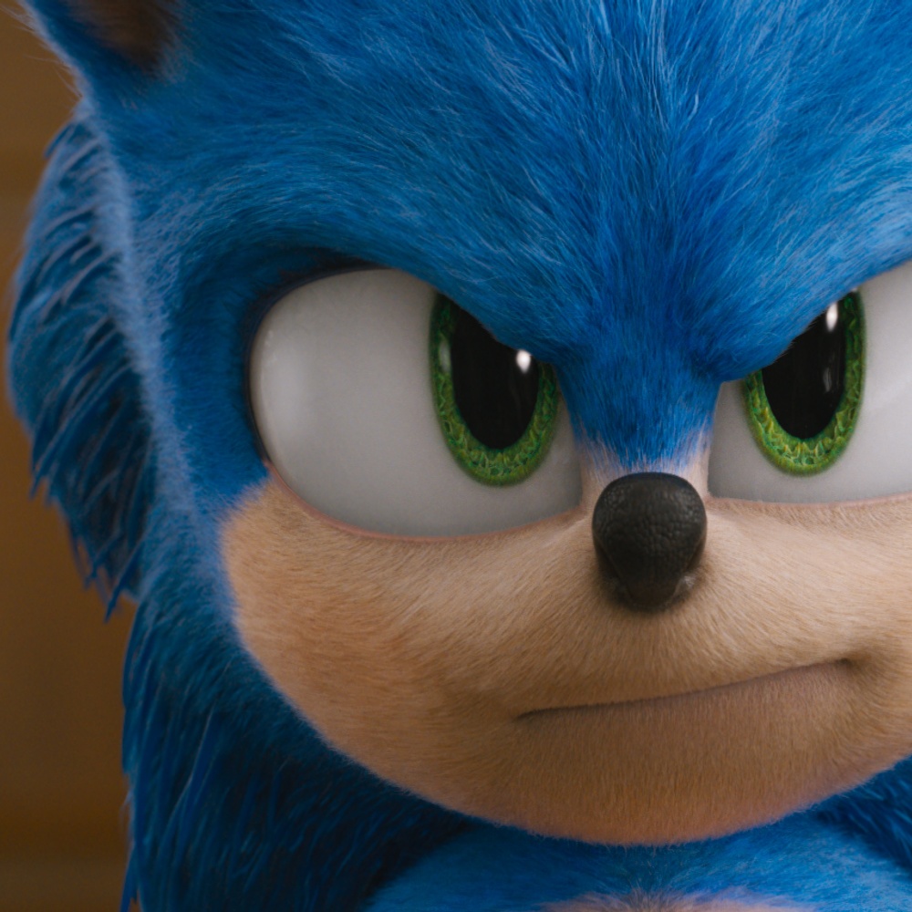 Une scène du film Sonic the Hedgehog