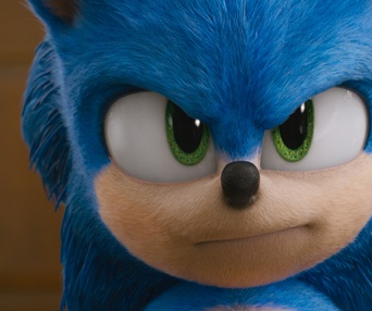 Une scène du film Sonic the Hedgehog