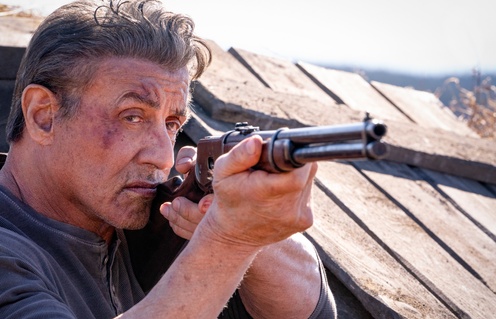 Une scène du film Rambo: Last Blood