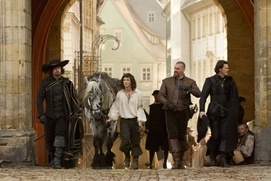 Une scène du film The Three Musketeers