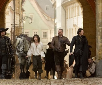 Une scène du film The Three Musketeers