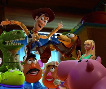 Une scène du film Toy Story 3