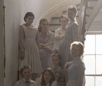 Sur le plateau du film The Beguiled