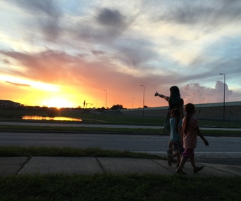 Une scène du film The Florida Project
