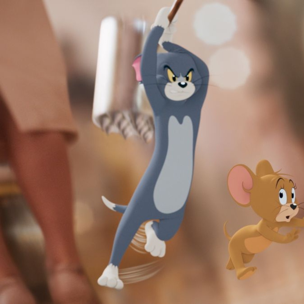 Une scène du film Tom and Jerry