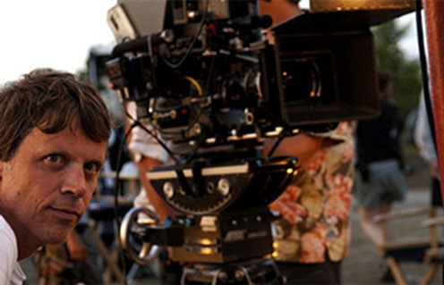 Todd Haynes sur le plateau de I'm Not There