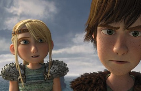 Une scène du film How to Train Your Dragon