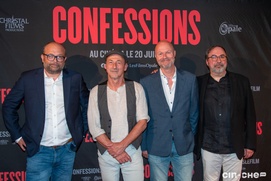 Sur le tapis rouge du film Confessions