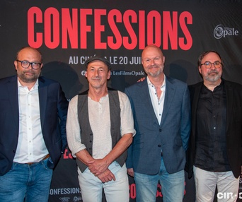 Sur le tapis rouge du film Confessions