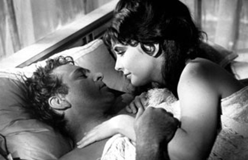 Elizabeth Taylor et Richard Burton dans le film Cleopatra