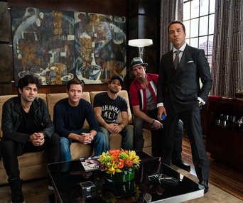 Une scène du film Entourage