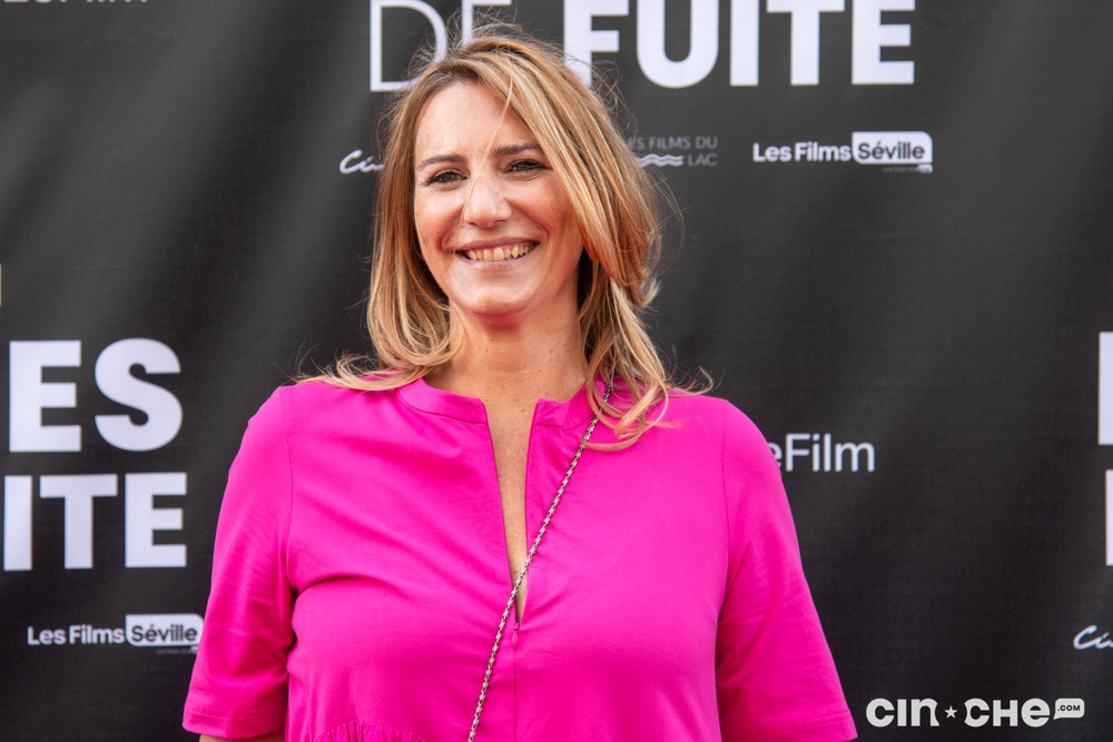 Sur le tapis rouge du film Lignes de fuite