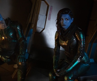 Une scène du film Captain Marvel