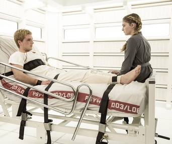 Une scène du film The Hunger Games: Mockingjay - Part 2