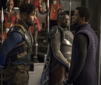 Une scène du film Black Panther