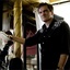 Quentin Tarantino sur le plateau de Inglourious Basterds