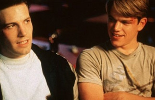 Ben Affleck et Matt Damon dans le film Good Will Hunting