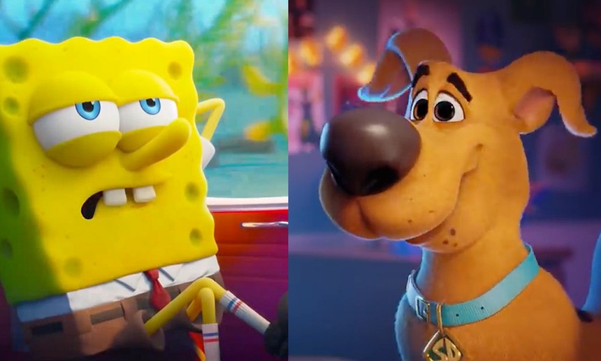 Les bandes-annonces de la semaine : Bob l'éponge et Scooby en français