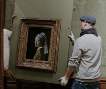 Une scène du film Close to Vermeer