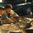 Patrick Swayze, Charlie Sheen et C. Thomas Howell dans Red Dawn