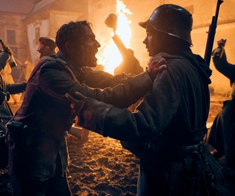 Une scène du film All Quiet on the Western Front