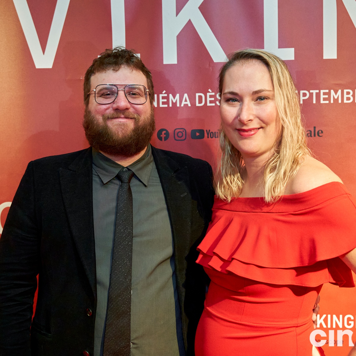 Sur le tapis rouge du film Viking