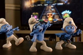 Une scène du film The Smurfs