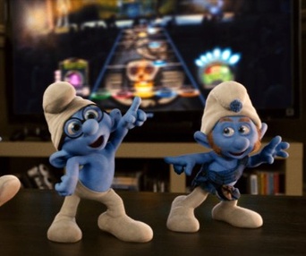 Une scène du film The Smurfs