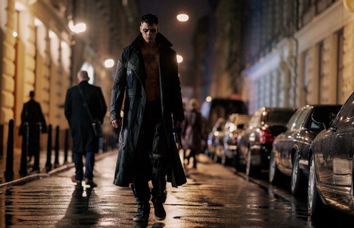 Une scène du film The Crow