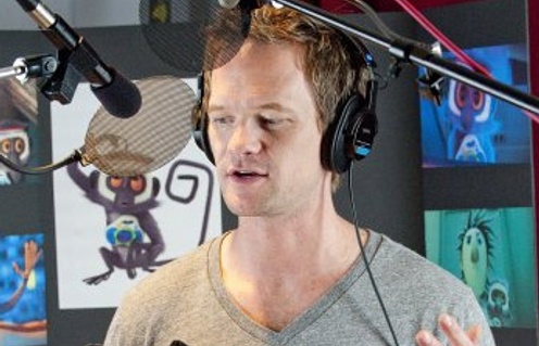 Neil Patrick Harris sur le plateau de Cloudy with a Chance of Meatballs