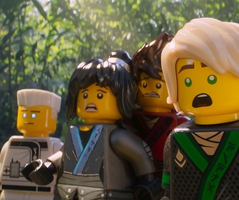 Une scène du film The LEGO Ninjago Movie