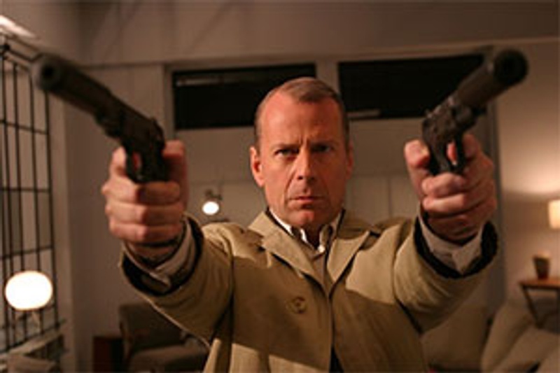 Bruce Willis dans une scène du film Bonne chance Slevin.