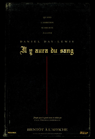 Affiche du film Il y aura du sang