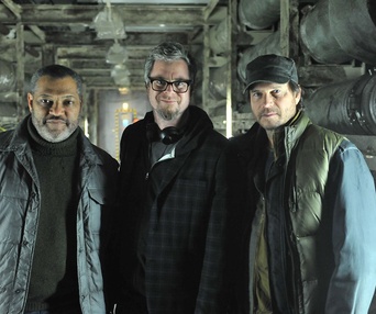 Sur le plateau du film The Colony