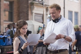 Sur le plateau du film Pitch Perfect Sur le plateau du film Pitch Perfect